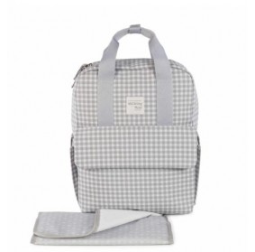 Mochila I LOVE VICHY Gris