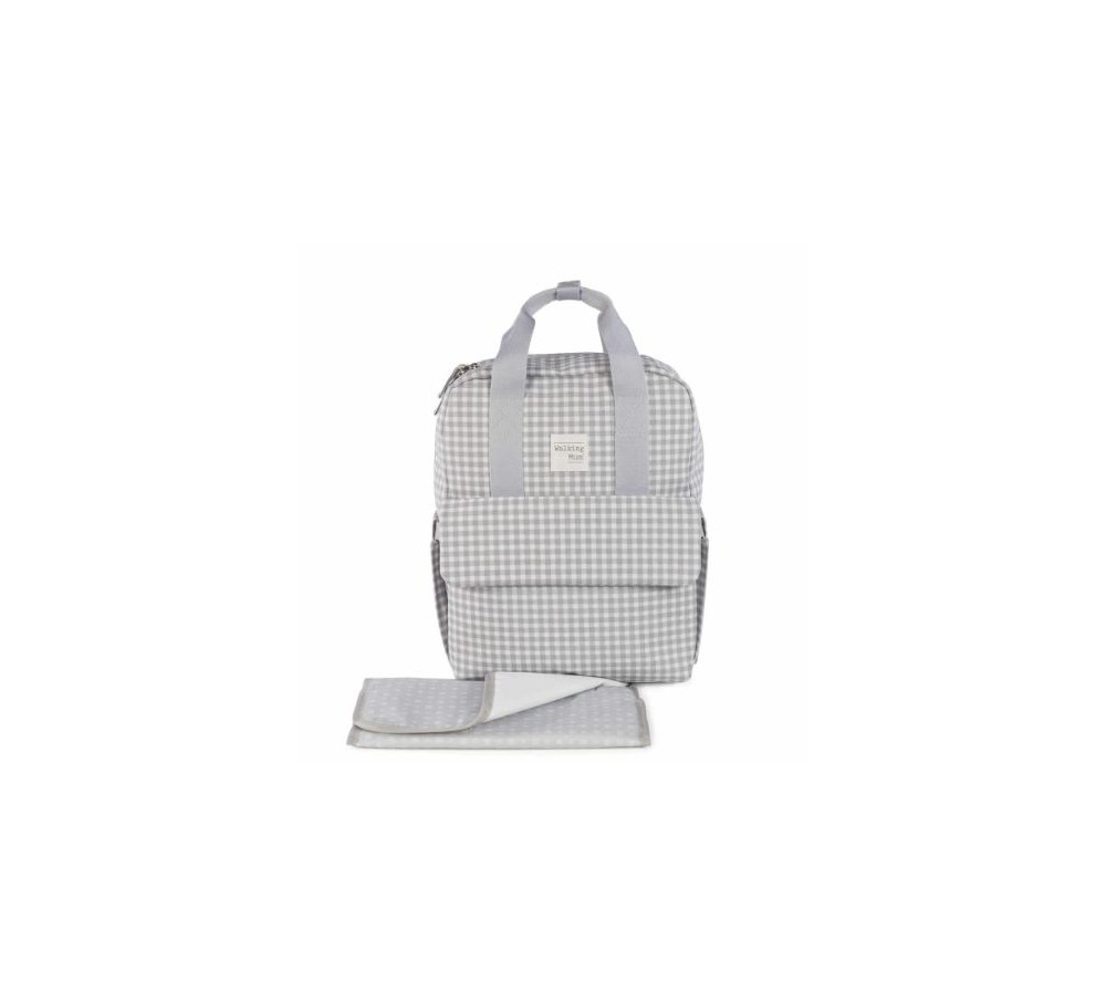 Mochila I LOVE VICHY Gris