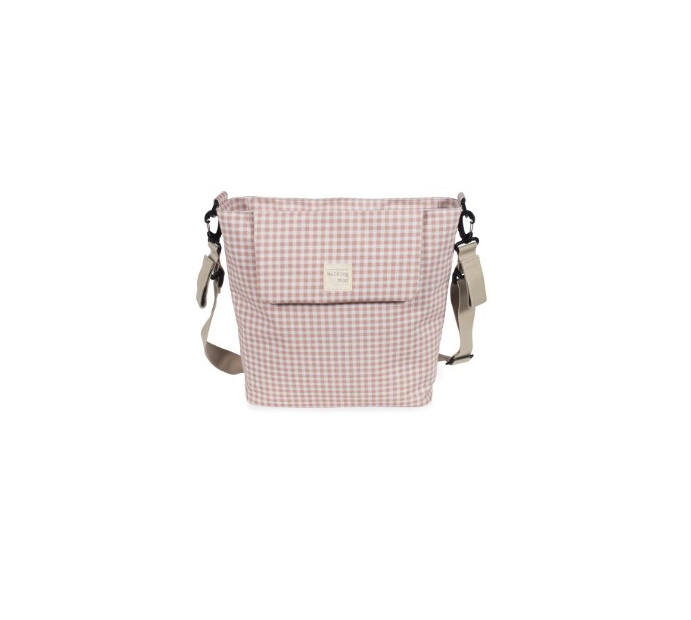 Bolsa Canastilla I LOVE VICHY Rosa