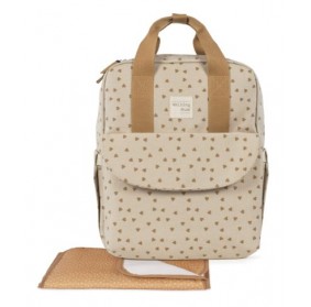 Mochila Corazones Poppy Canela