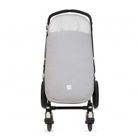 SACO SILLA I LOVE VICHY GRIS
